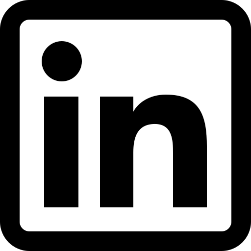 Black Official LinkedIn Logo